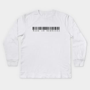 Made in Nebraska Kids Long Sleeve T-Shirt